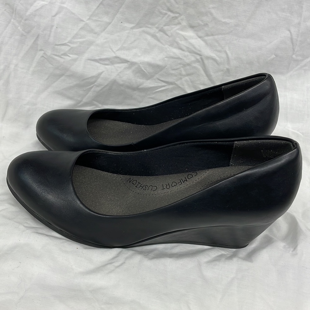 Jelly pop comfort dress wedge heel with cushion sz 9.5m